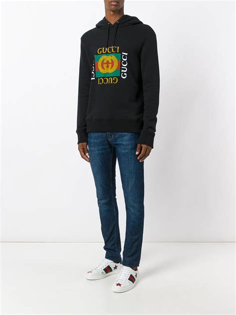 hooded men's gucci|gucci hoodie for men.